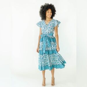 Victoria Dunn Lucia Dress in Honeysuckle